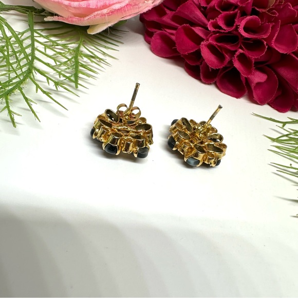 NEW⚜️Gray Moonstone & Pearl Earrings - Picture 3 of 7